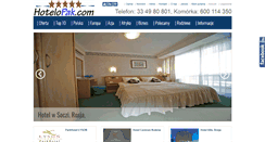 Desktop Screenshot of hotelopak.com