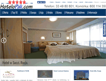 Tablet Screenshot of hotelopak.com